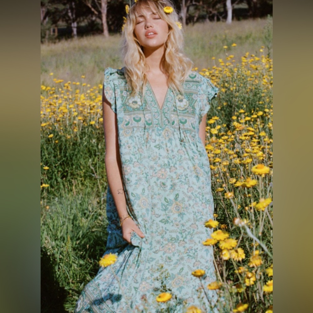 Spell Folk Song house dress XXL EUC